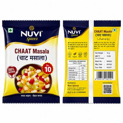 NUVI SPICEEZ CHAAT MASALA - 10 g